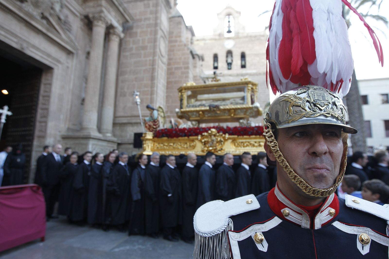 Imágenes de la Procesión del Entierro, Viernes Santo. Semana Santa Almería 2019