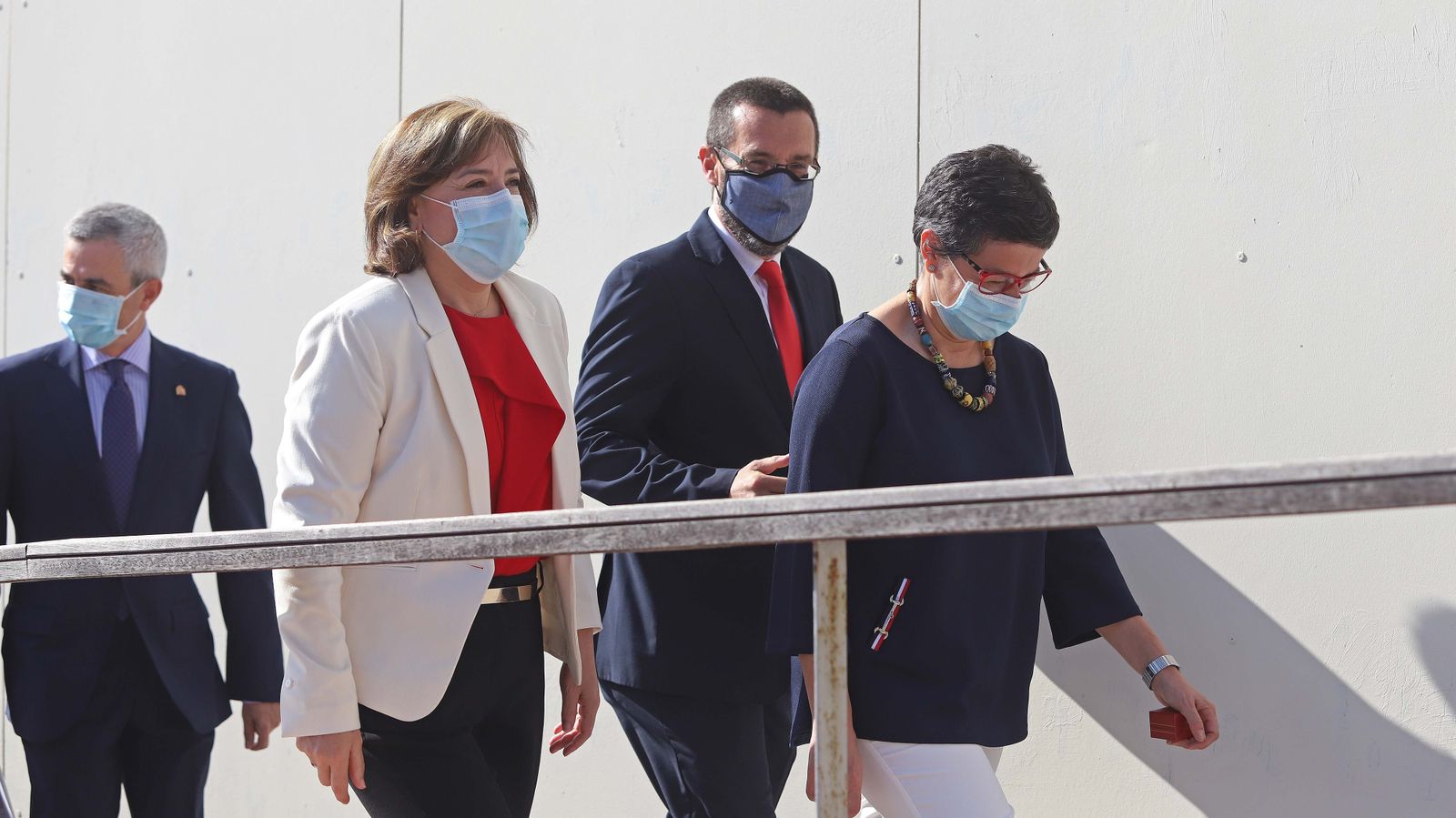 Visita de Arancha González Laya a La Línea y la Verja de Gibraltar