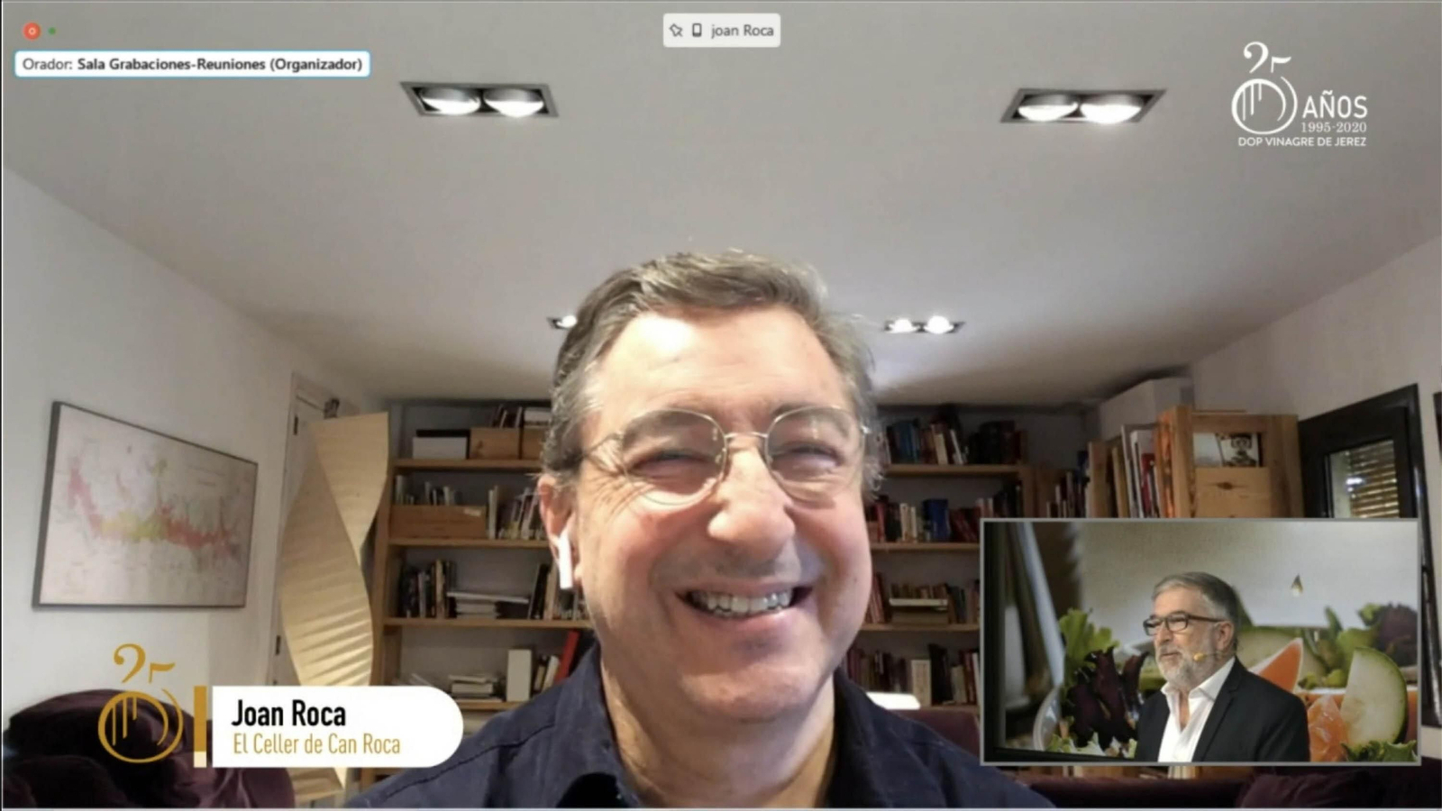 Imágenes de la 'Gala on-line del 25 aniversario del Vinagre de Jerez'