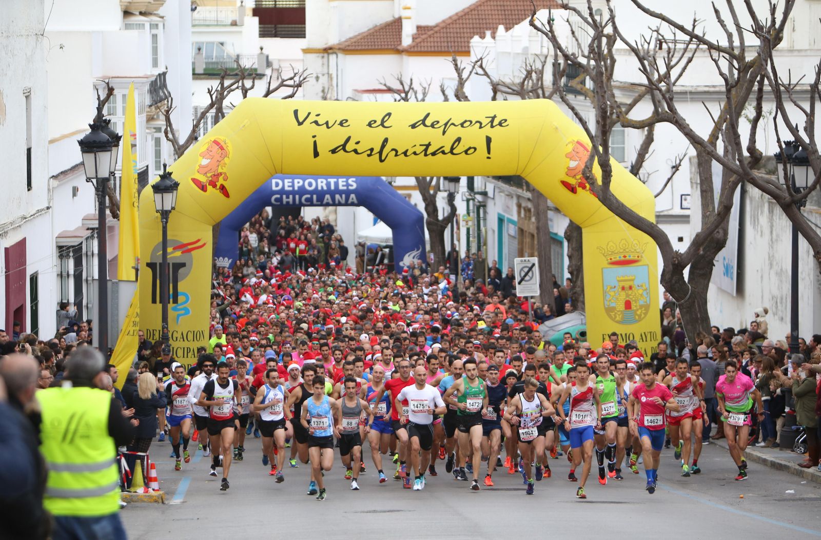 Un momento de la salida de una edición anterior de esta prueba deportiva.