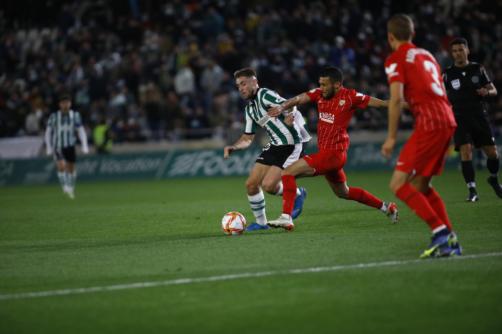 Las imágenes de la derrota del Córdoba CF ante el Sevilla FC en la Copa del Rey