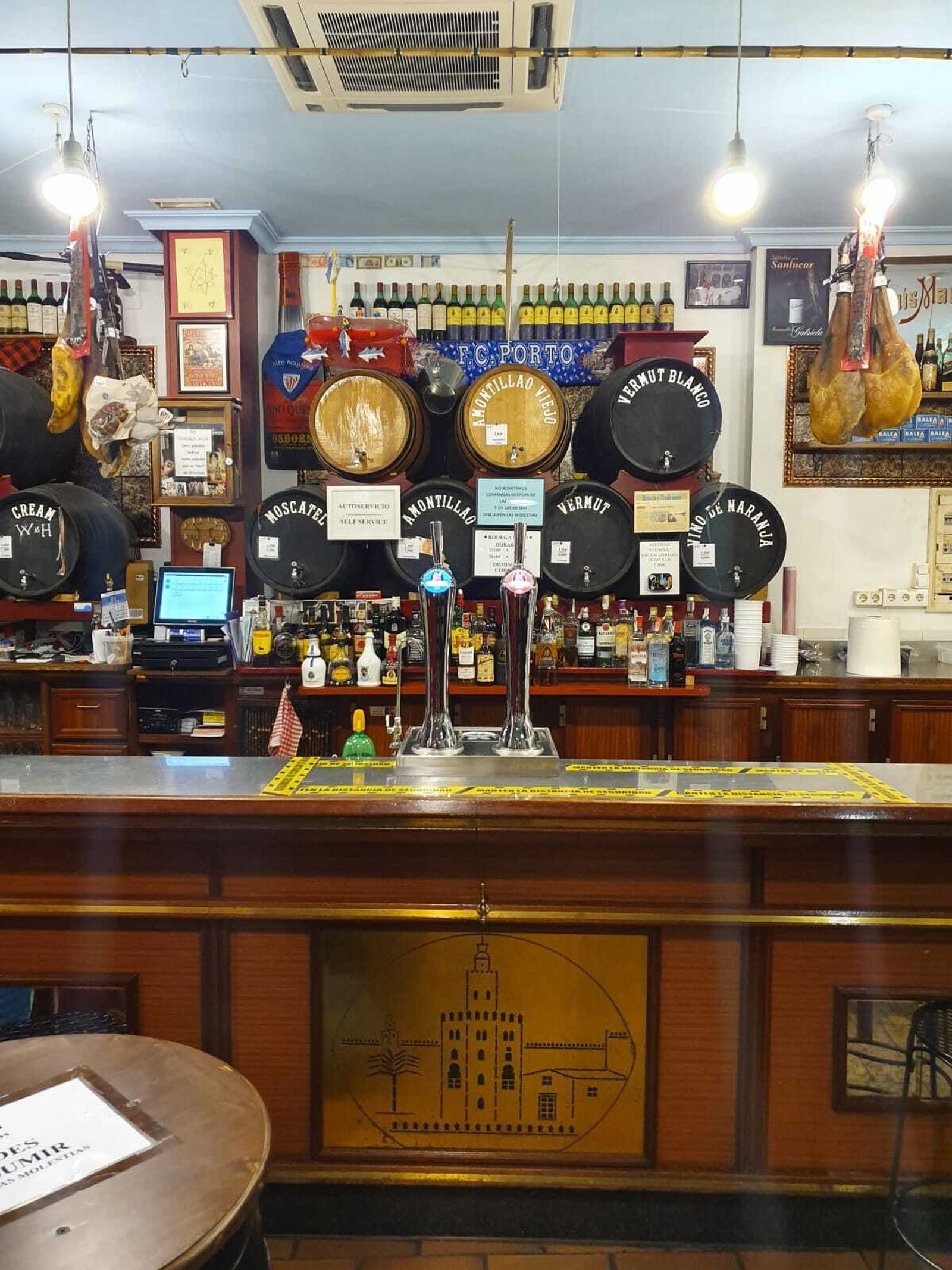 Detalle de la bodega.