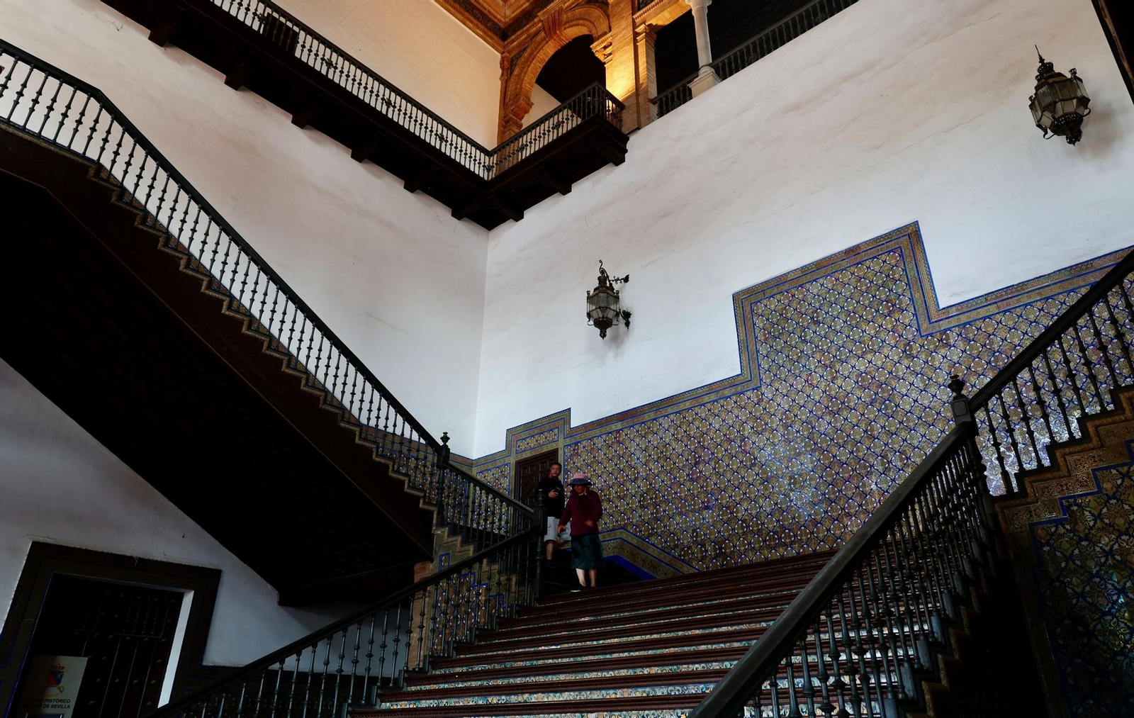 La subida a la Plaza de España.