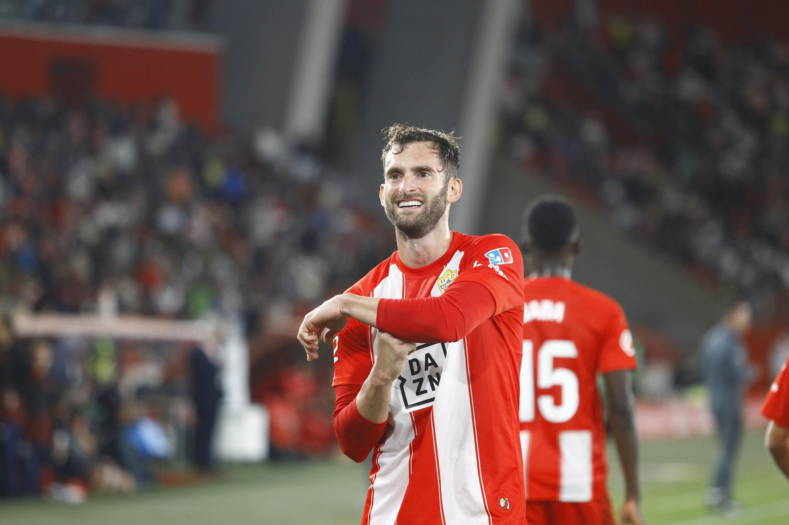 El partido U.D. Almería-Deportivo de La Coruña, en imágenes