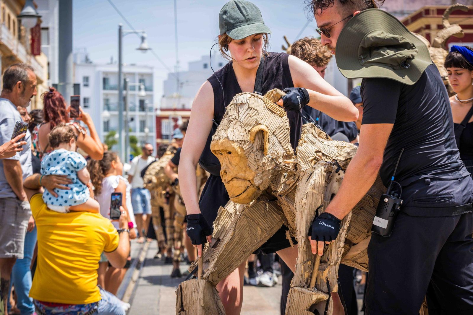 Las imágenes de 'La estampida' en San Fernando