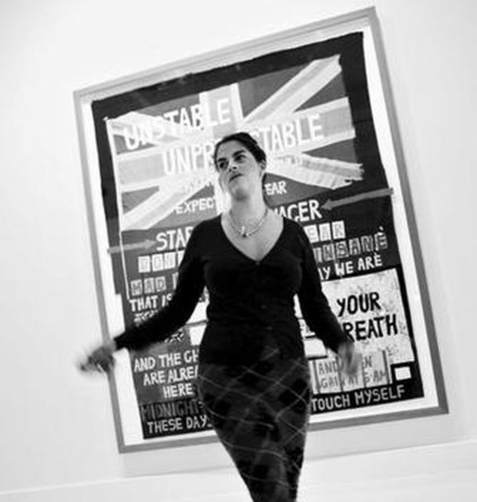 Tracey Emin, fotografiada el viernes en el CAC de Málaga.