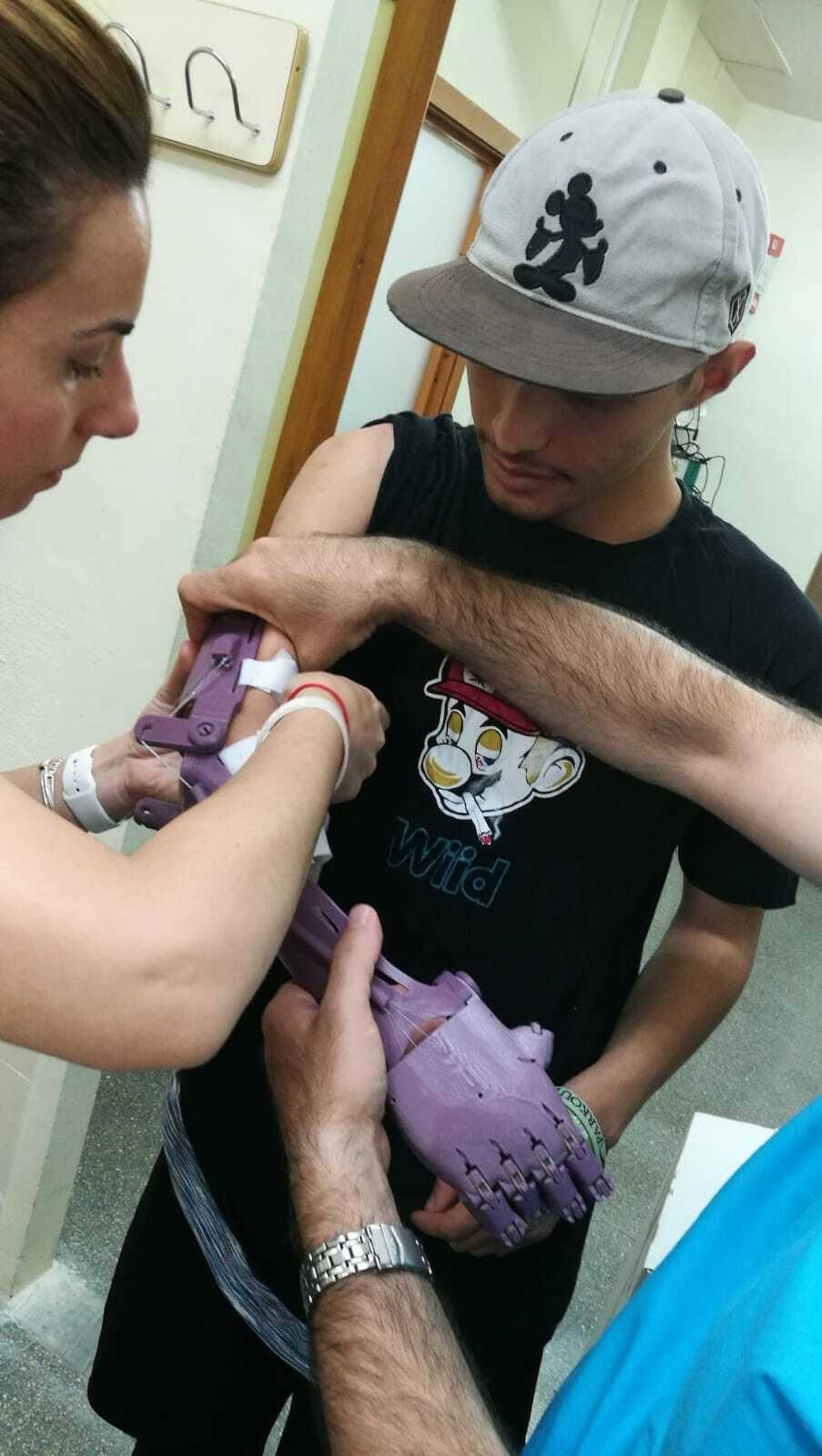 Fotogalería del proceso de elaboración del brazo mecánico