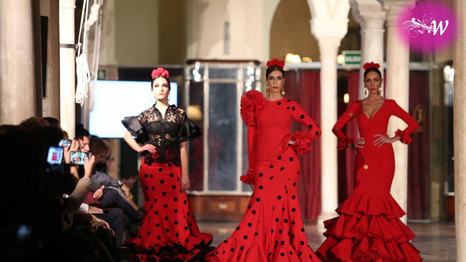 Imagen del desfil de Rafael Leveque.