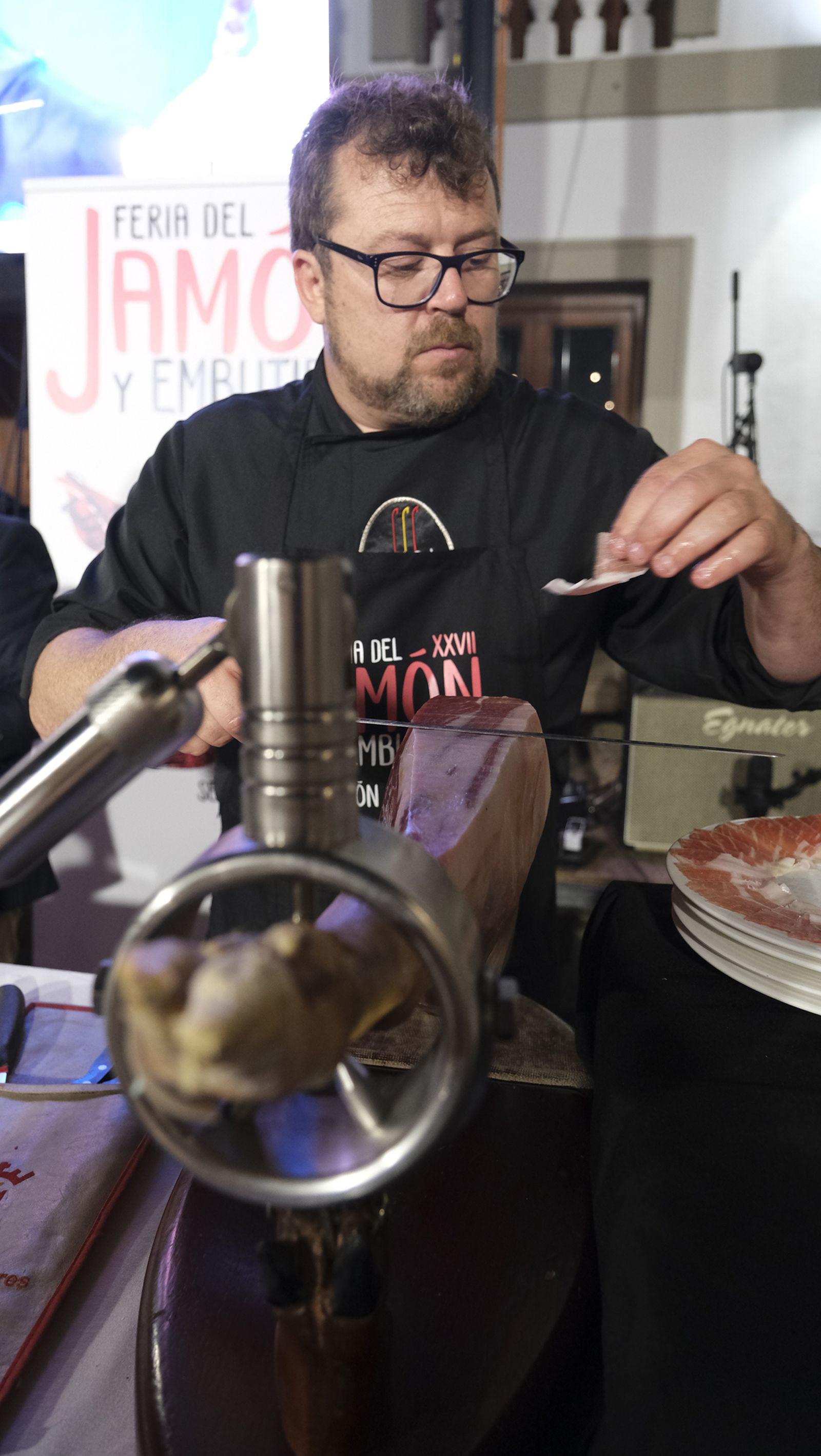 Imágenes del Concurso Nacional de Cortadores de Jamón de Serón