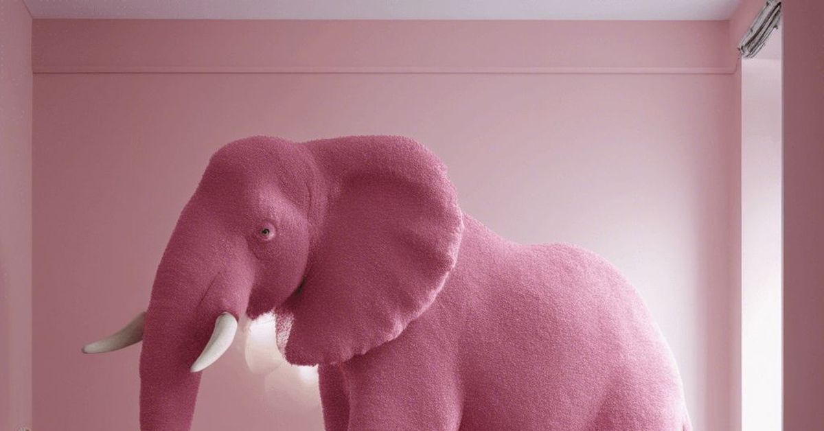 Elefante Rosa Mario El elefante rosa