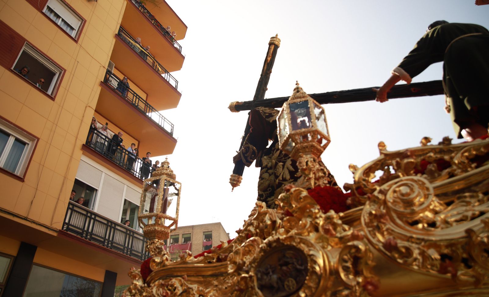 Fotos de San Roque el Domingo de Ramos en la Semana Santa de Sevilla