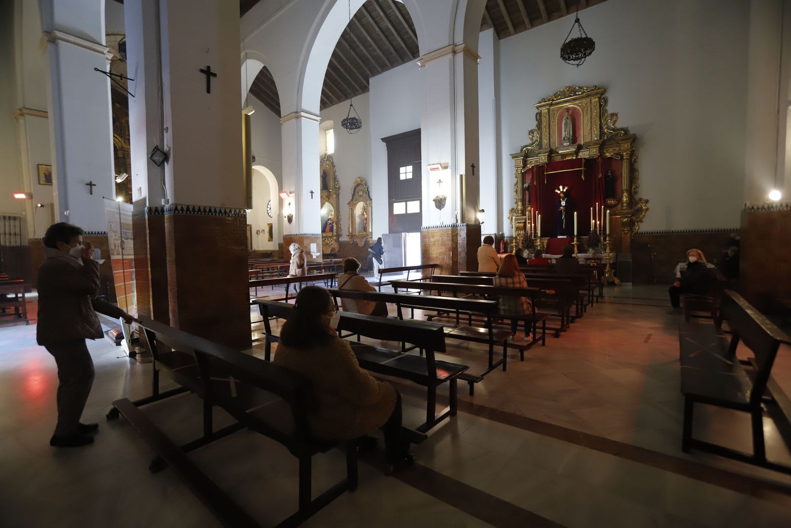 Imágenes de las veneraciones a los Cautivos de Huelva