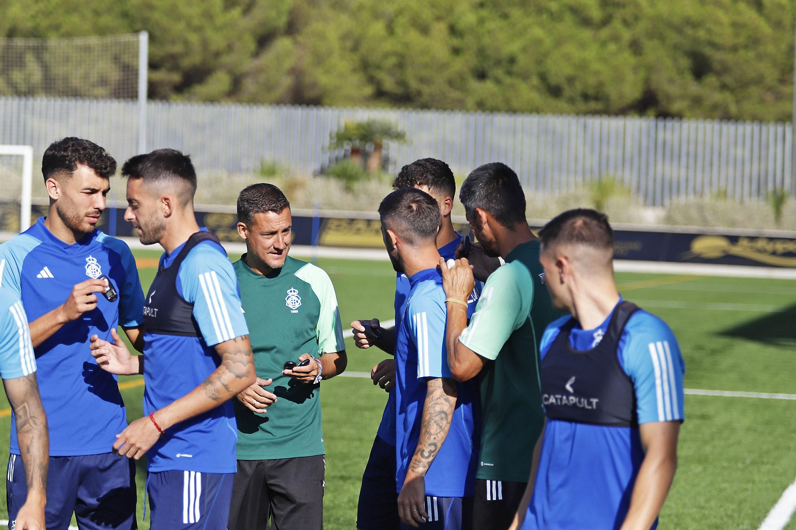 Imágenes del entrenamiento del Recreativo de Huelva