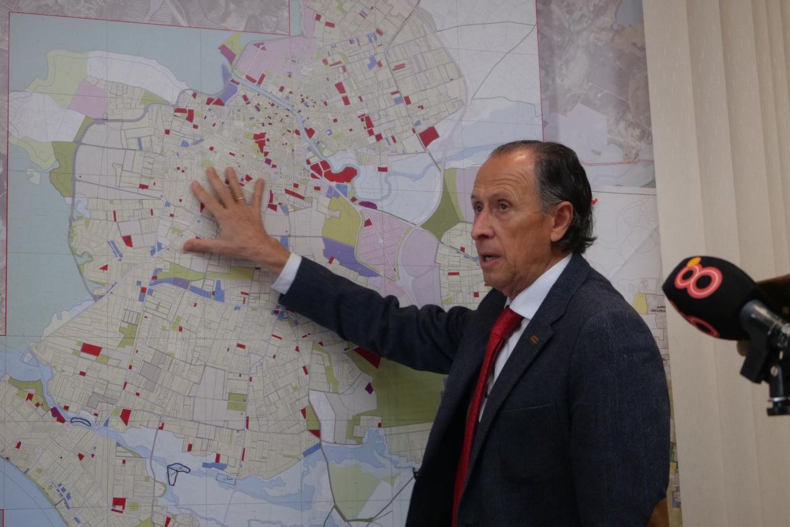 José María Román, durante la rueda de prensa.