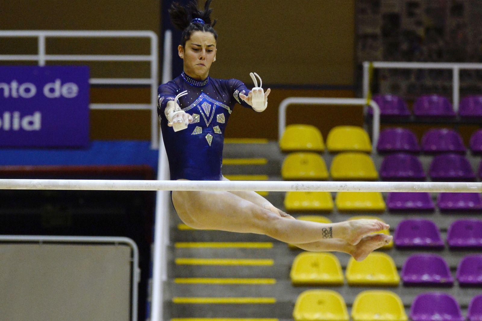 Ana Pérez, en acción durante el pasado Nacional.
