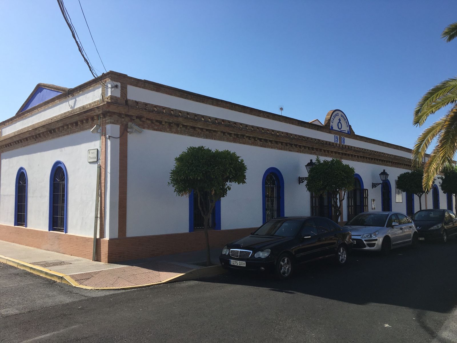 Sede del Casino Minero de Corrales donde tuvo lugar el coloquio con motivo de su Centenario.