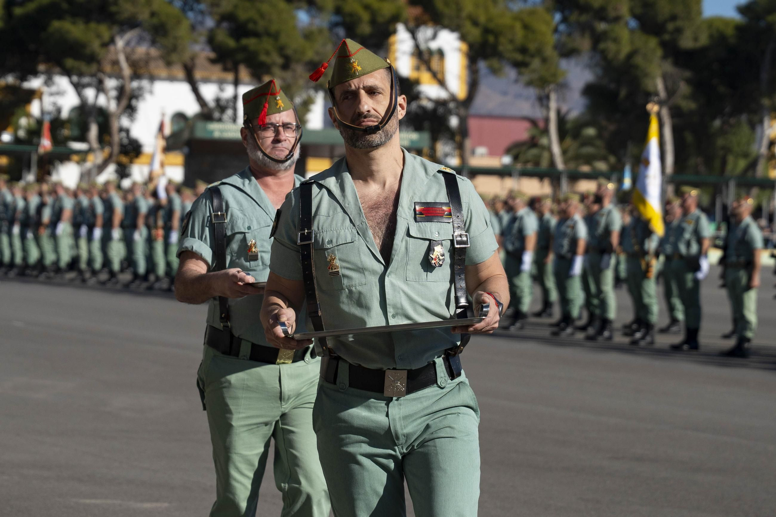 Así conmemora el día de la Inmaculada Concepción la Brigada de la Legión en Almería y despide al contingente que parte a Eslovaquia