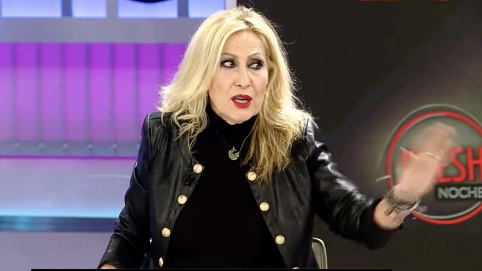 Rosa Benito, en el plató de 'Ya es mediodía'.