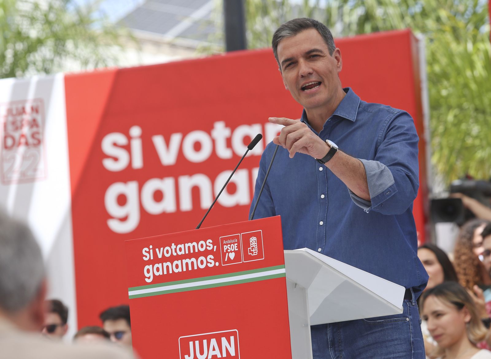 El acto del PSOE de este sábado en Cártama, en fotos