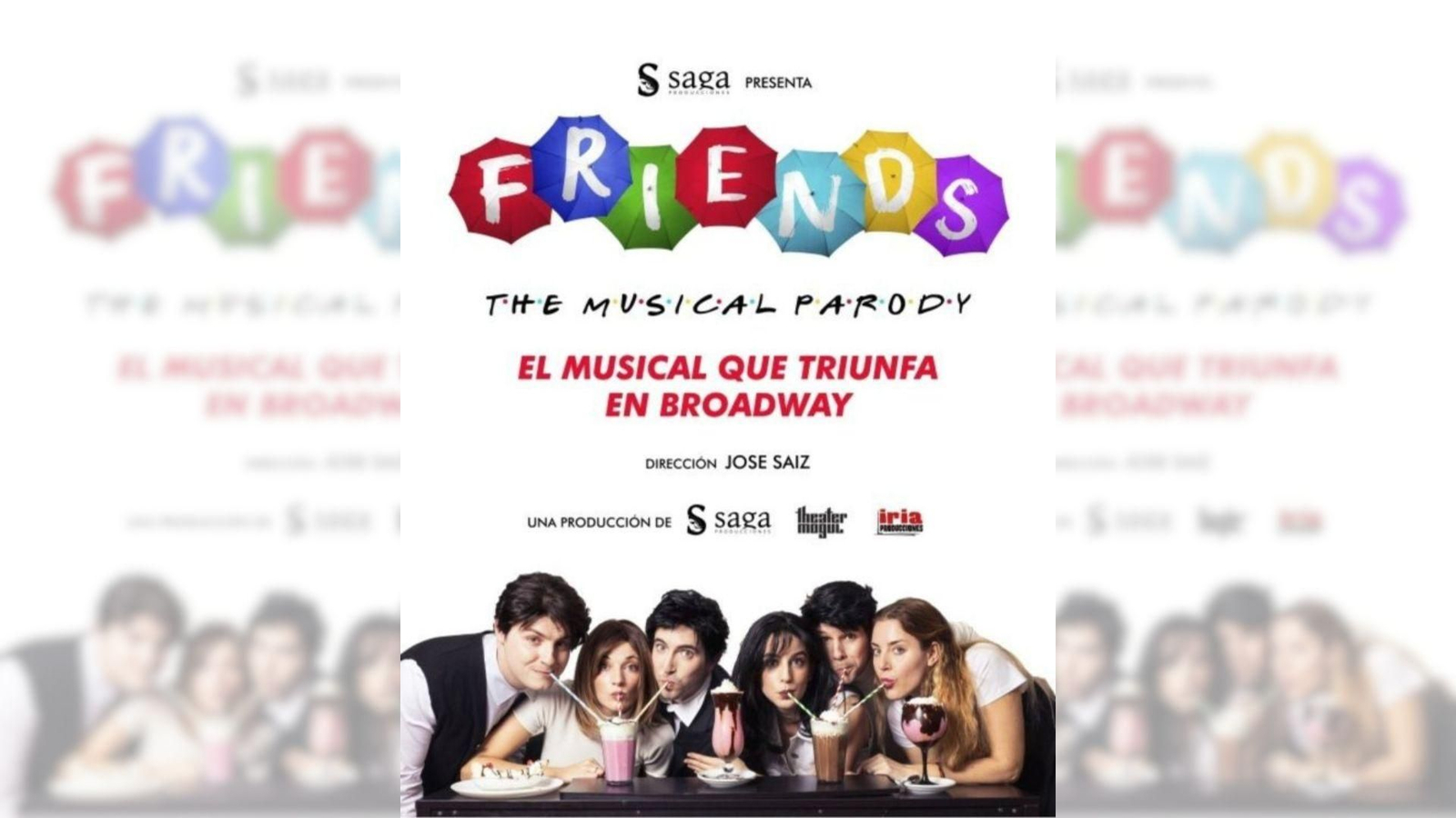 Cartel del musical Friends.