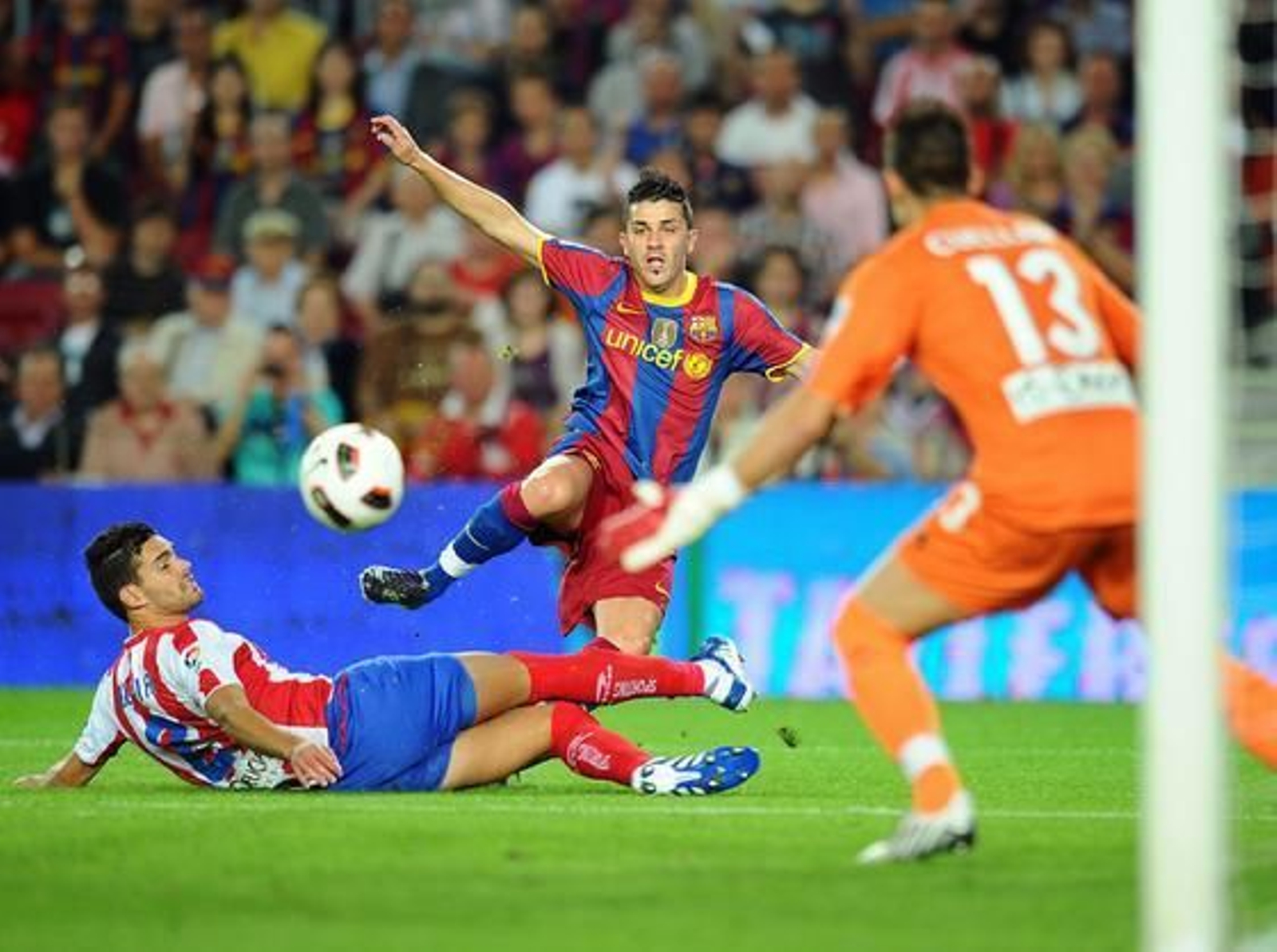 El Barcelona gana por la mínima su primer partido sin Leo Messi. / AFP