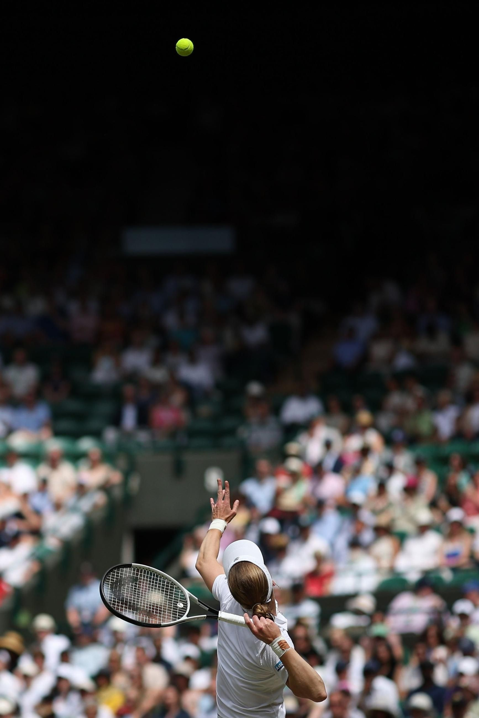 Las fotos de Wimbledon con las clasificaciones de Djokovic y Sinner