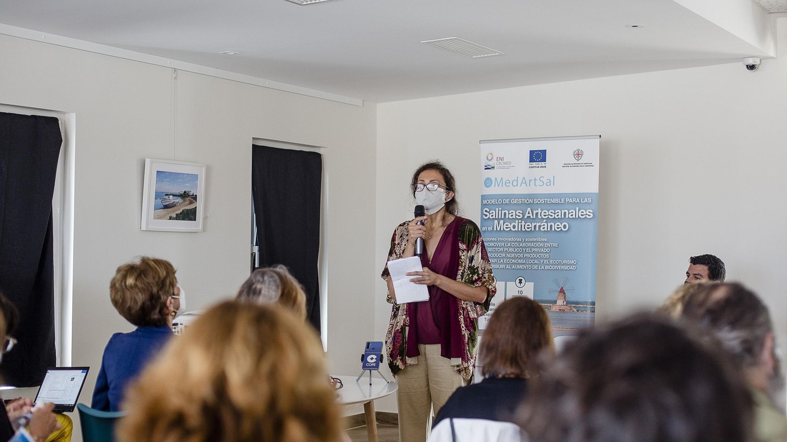 Un momento de la jornada sobre salinas artesanales.