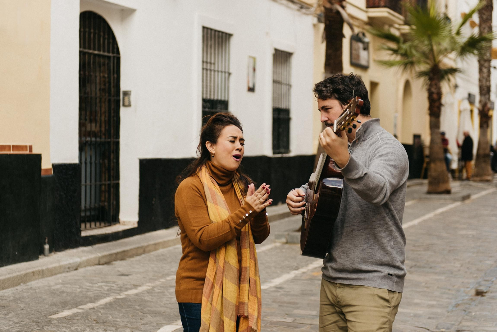 Una imagen de los dos artistas.
