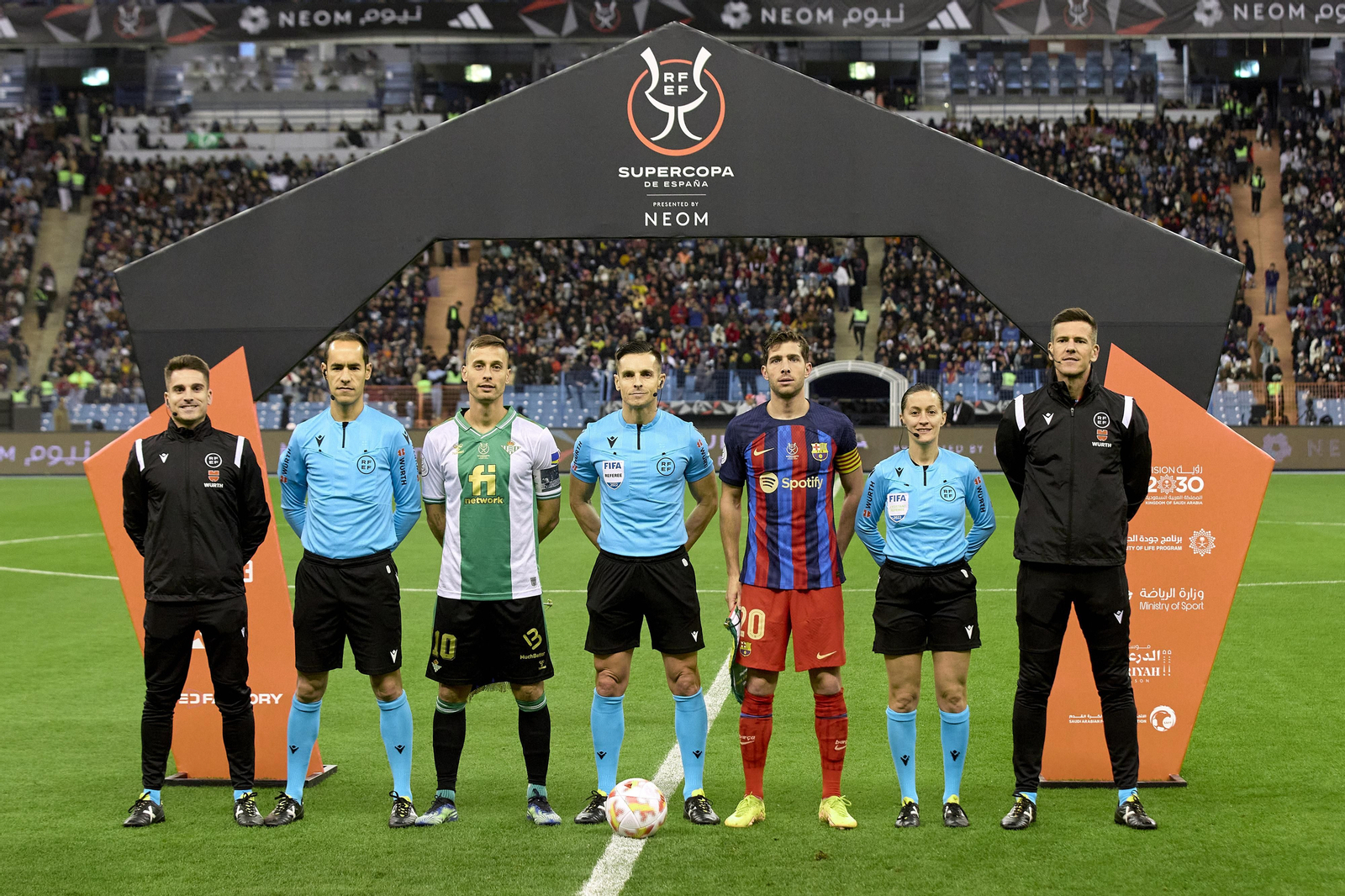 Las fotos de la primera parte del Betis - Barcelona