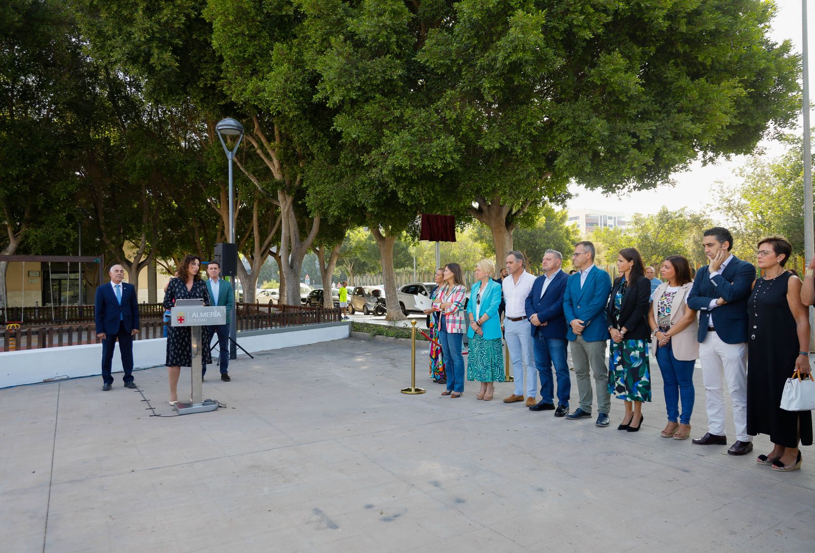 Inauguración de la plaza dedicada al Policía Local Paco Carretero Escribano