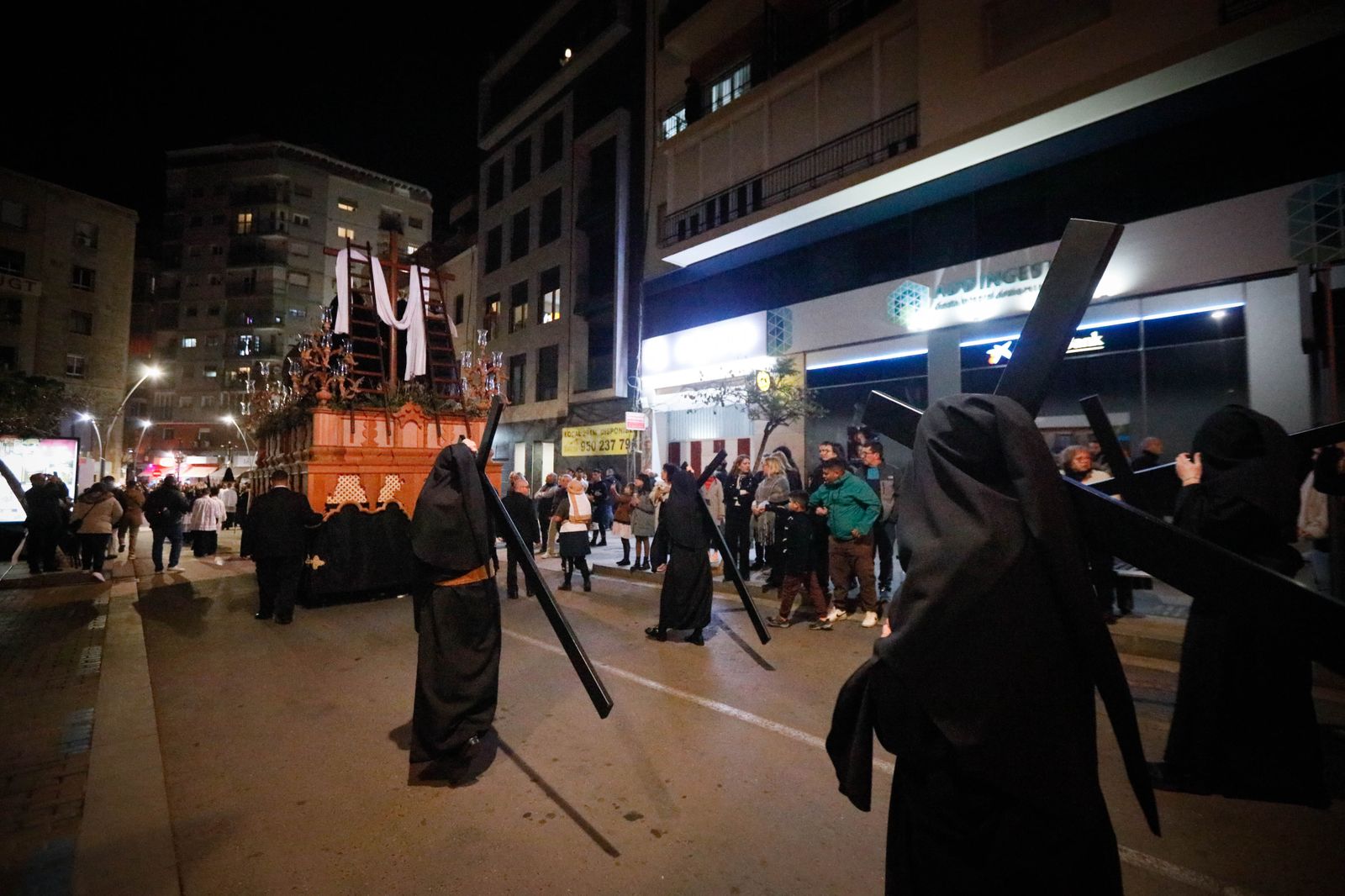 La procesión de La Caridad de Almería, en imágenes