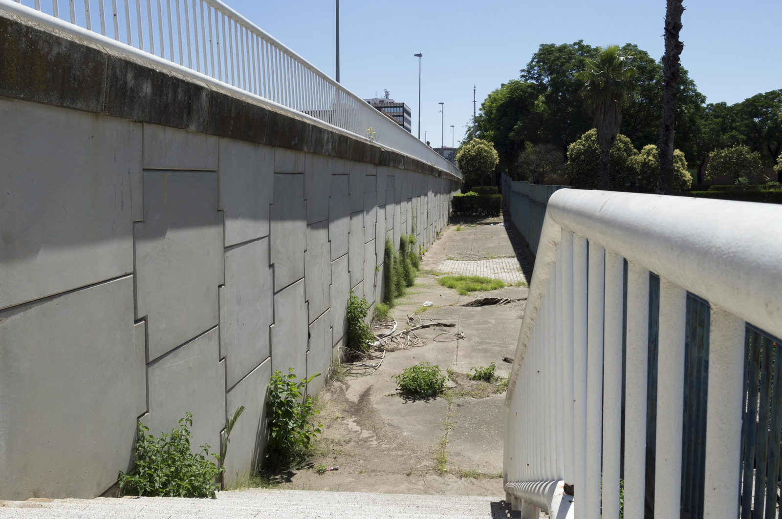 El deterioro del puente de las Delicias