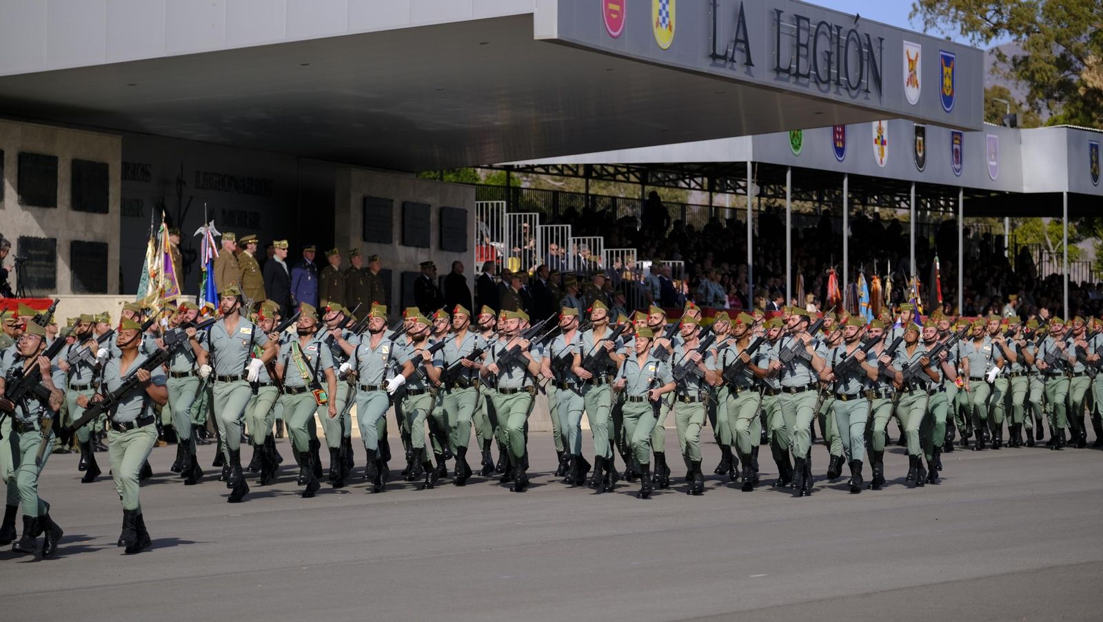 Conmemoración del Combate de Edchera en la Base Álvarez de Sotomayor de La Legión, en imágenes