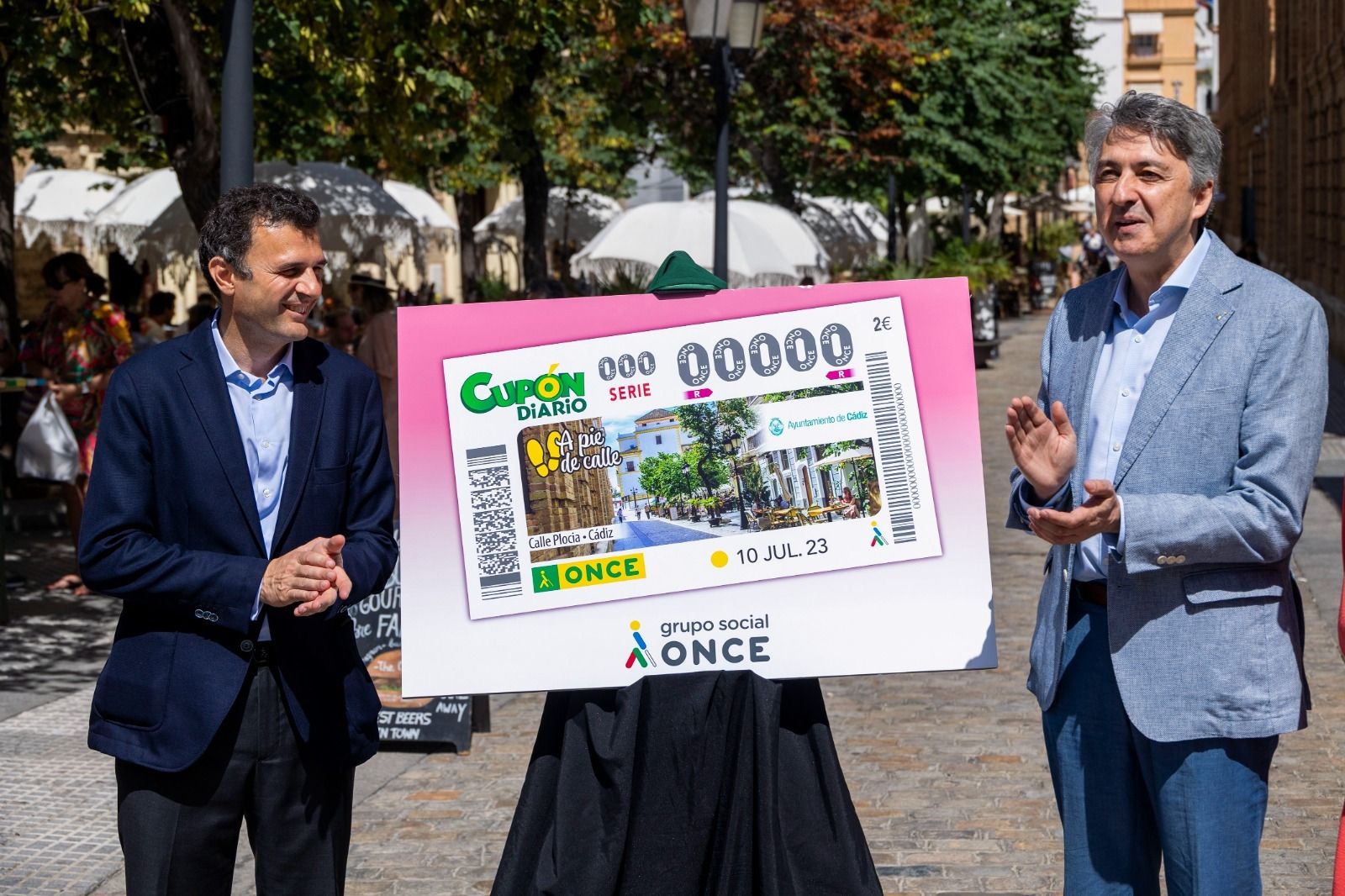 Así es la calle Plocia de Cádiz, a la que la ONCE dedica el cupón del lunes 10.