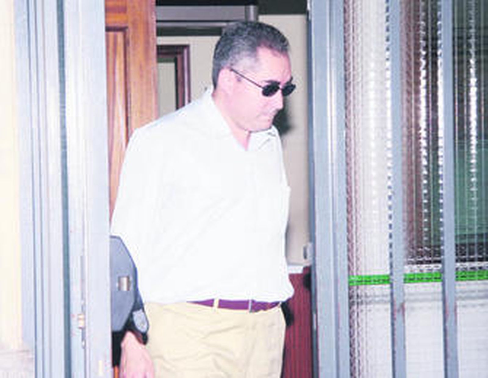 El economista José Antonio Ripollés, tras declarar como testigo ante la juez que investiga el cobro de comisiones ilegales en Mercasevilla.