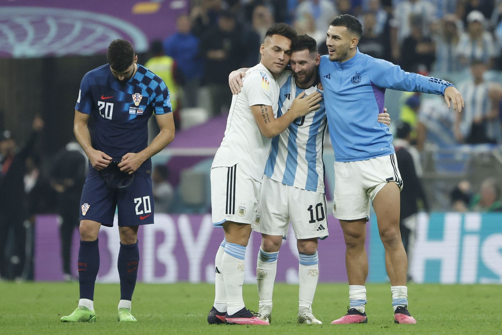 Las fotos de Messi contra Croacia