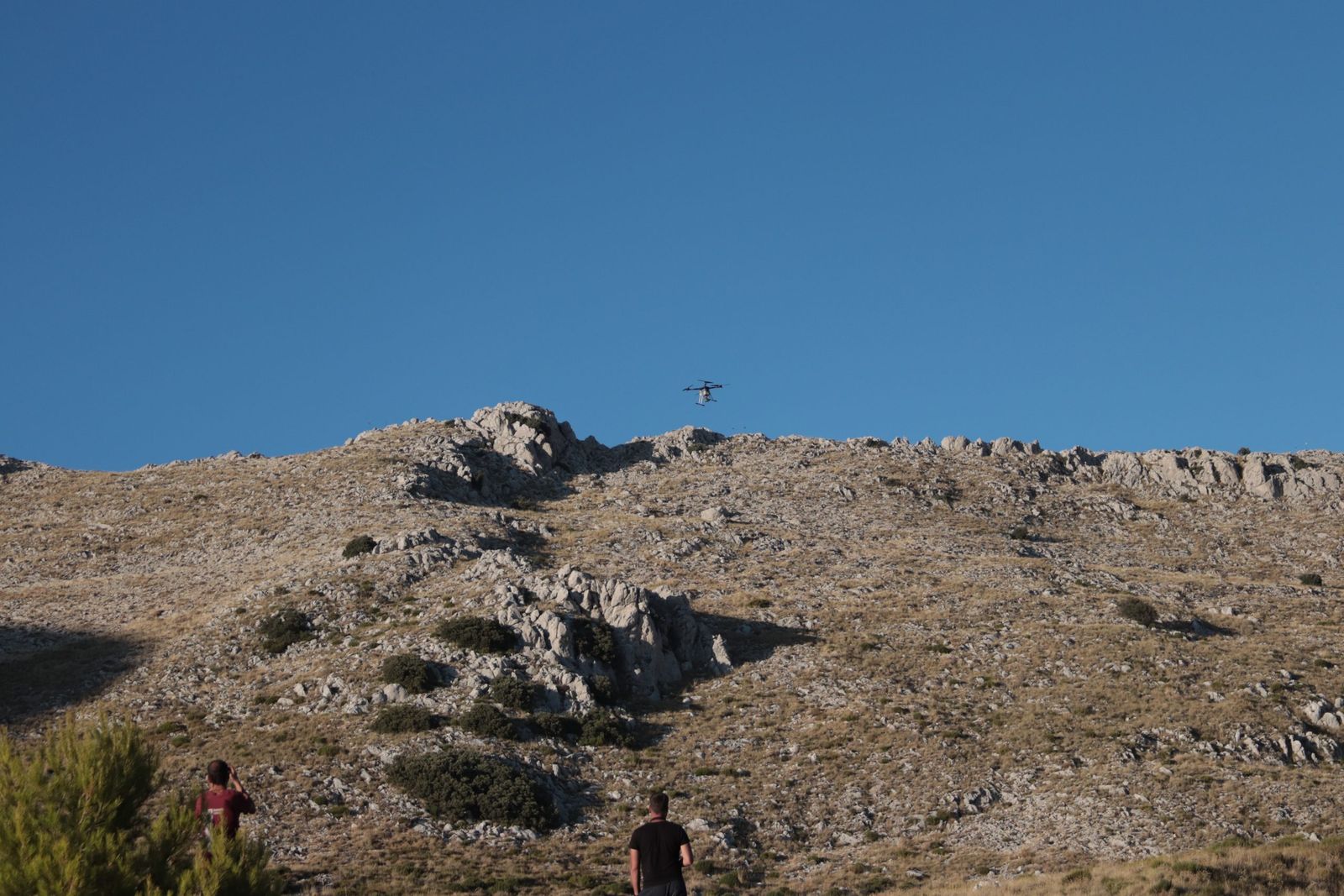 En la primera fase, a finales de 2020, se  desarrolló la siembra de más de 140.000 semillas a través de drones.