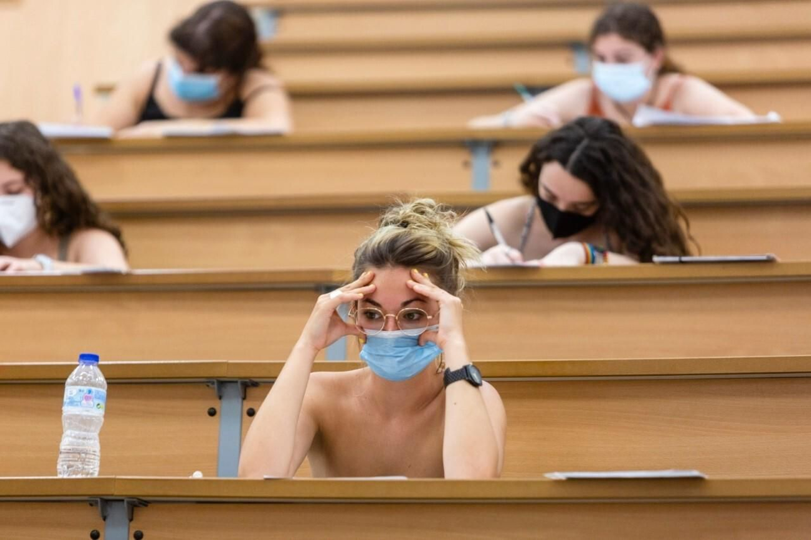 Examen en una imagen de archivo.