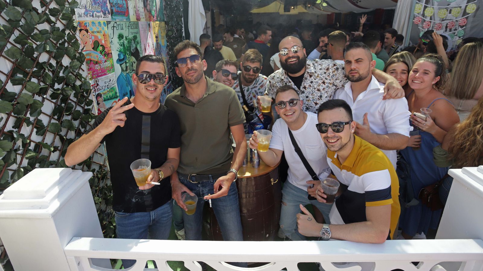 Fotos del domingo de farolillos en Los Barrios