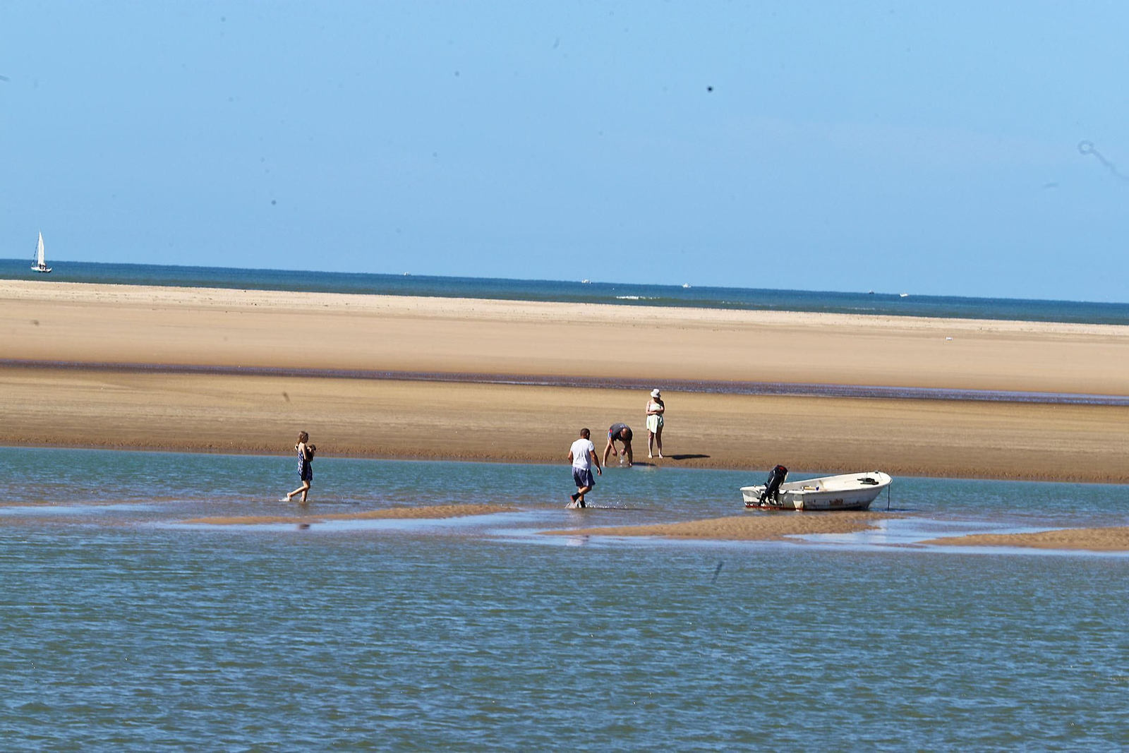 Imágenes de las playas de Huelva en la jornada de domingo