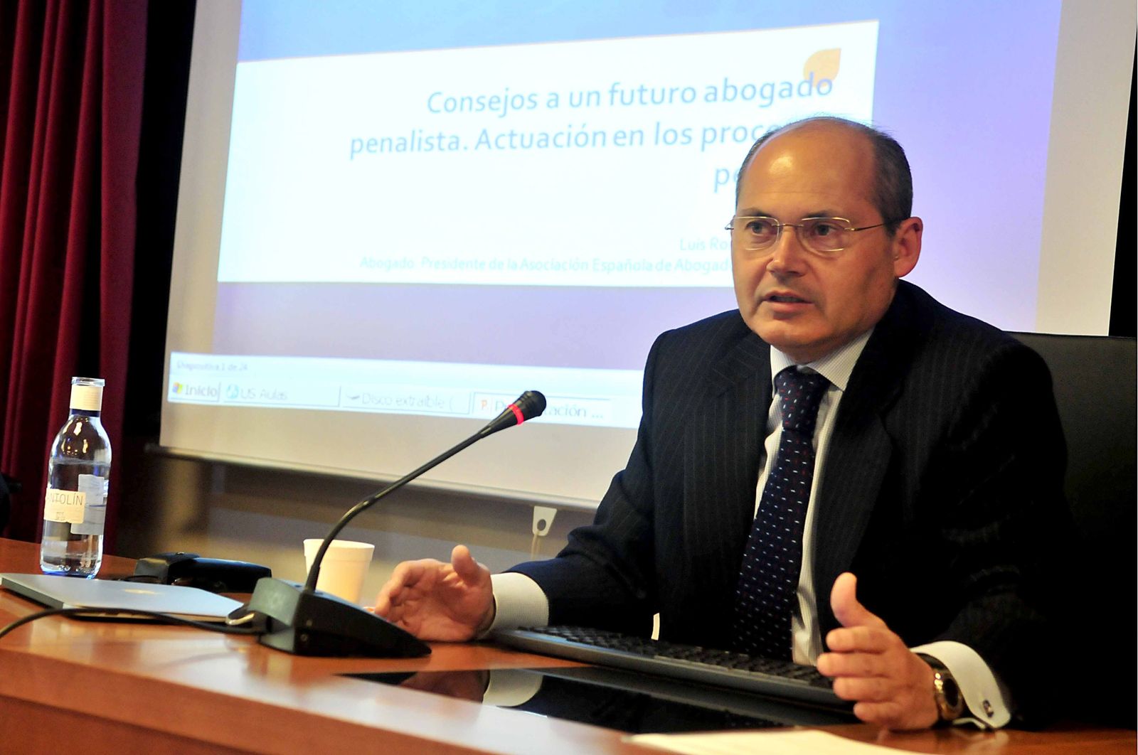 El abogado Luis Romero.