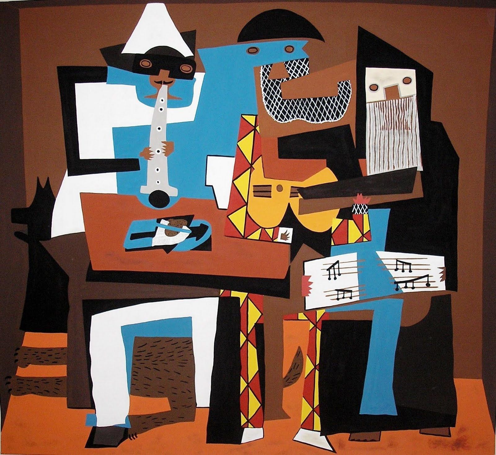 Tres músicos. Pablo R. Picasso