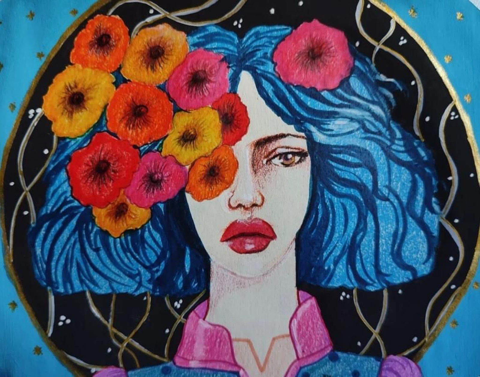 Una ilustración por Ana Flores.