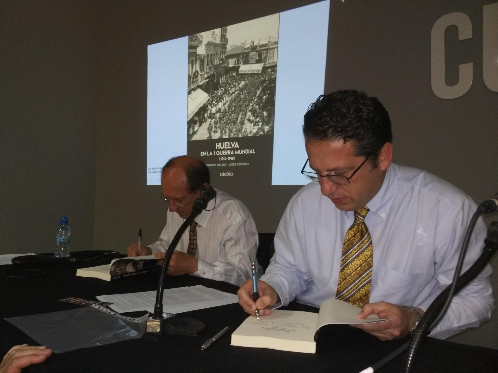 Nielsen y Copeiro desvelan el papel de Huelva en la Gran Guerra
