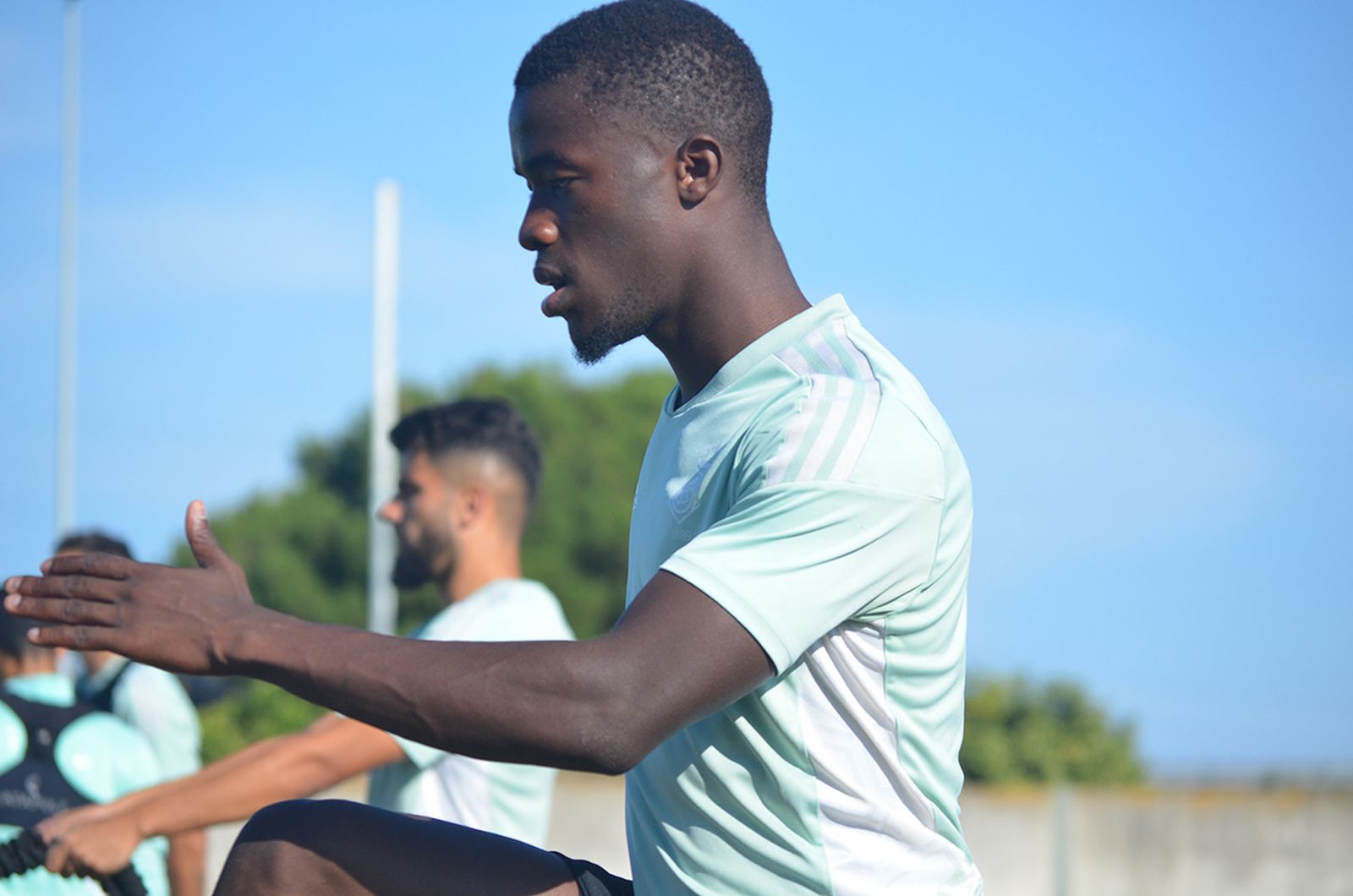 Imagen de archivo. Diawara durante un entrenamiento.