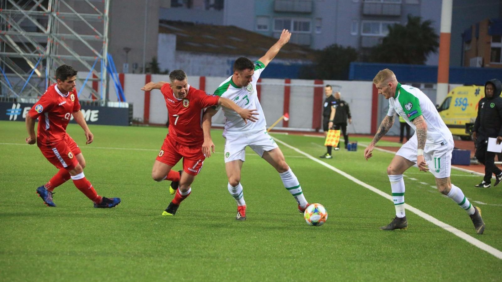 Casciaro, contra Irlanda.