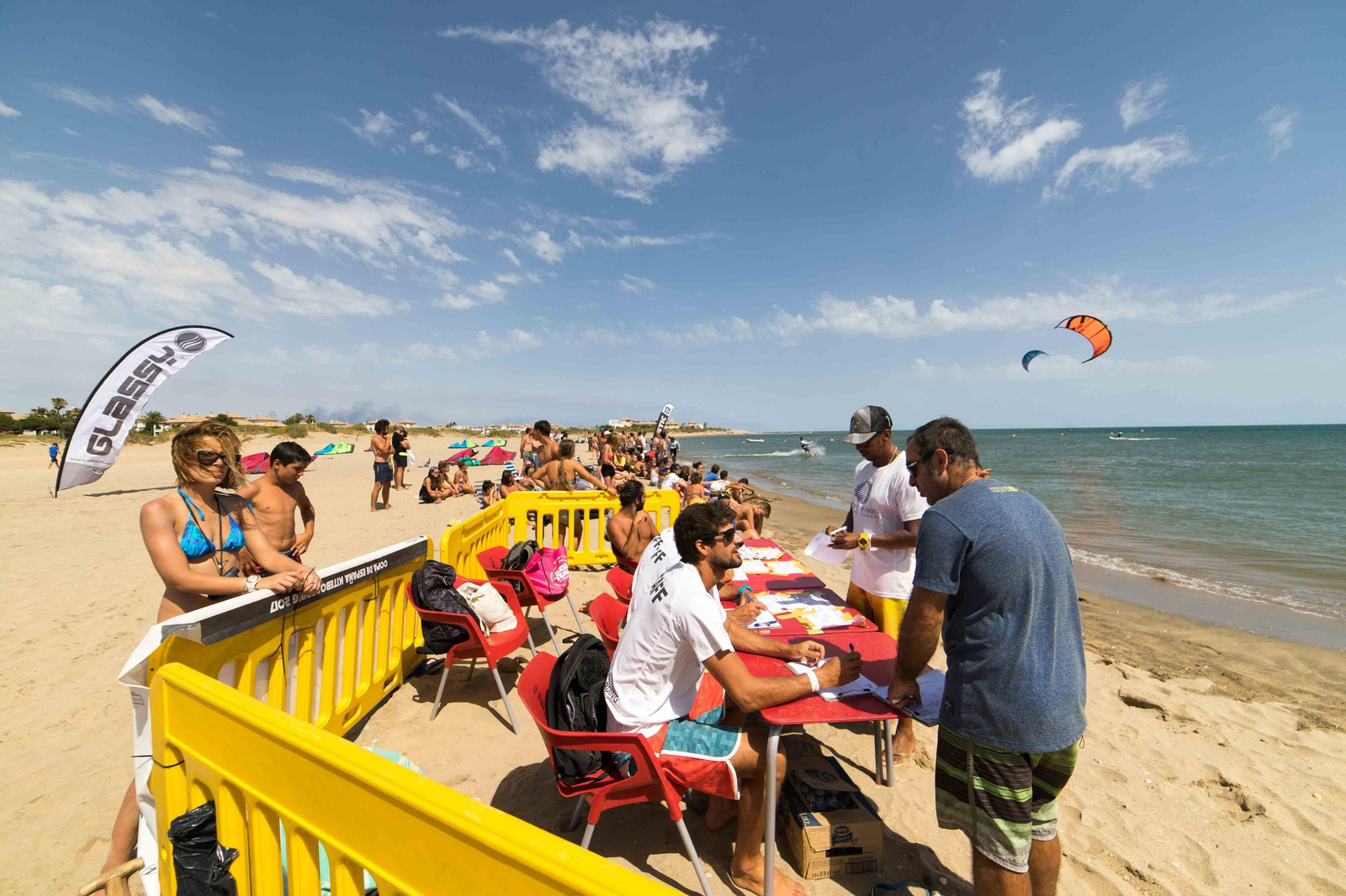 Isla Canela disfrutó con el kitesurf Isla Canela disfrutó con el kitesurf