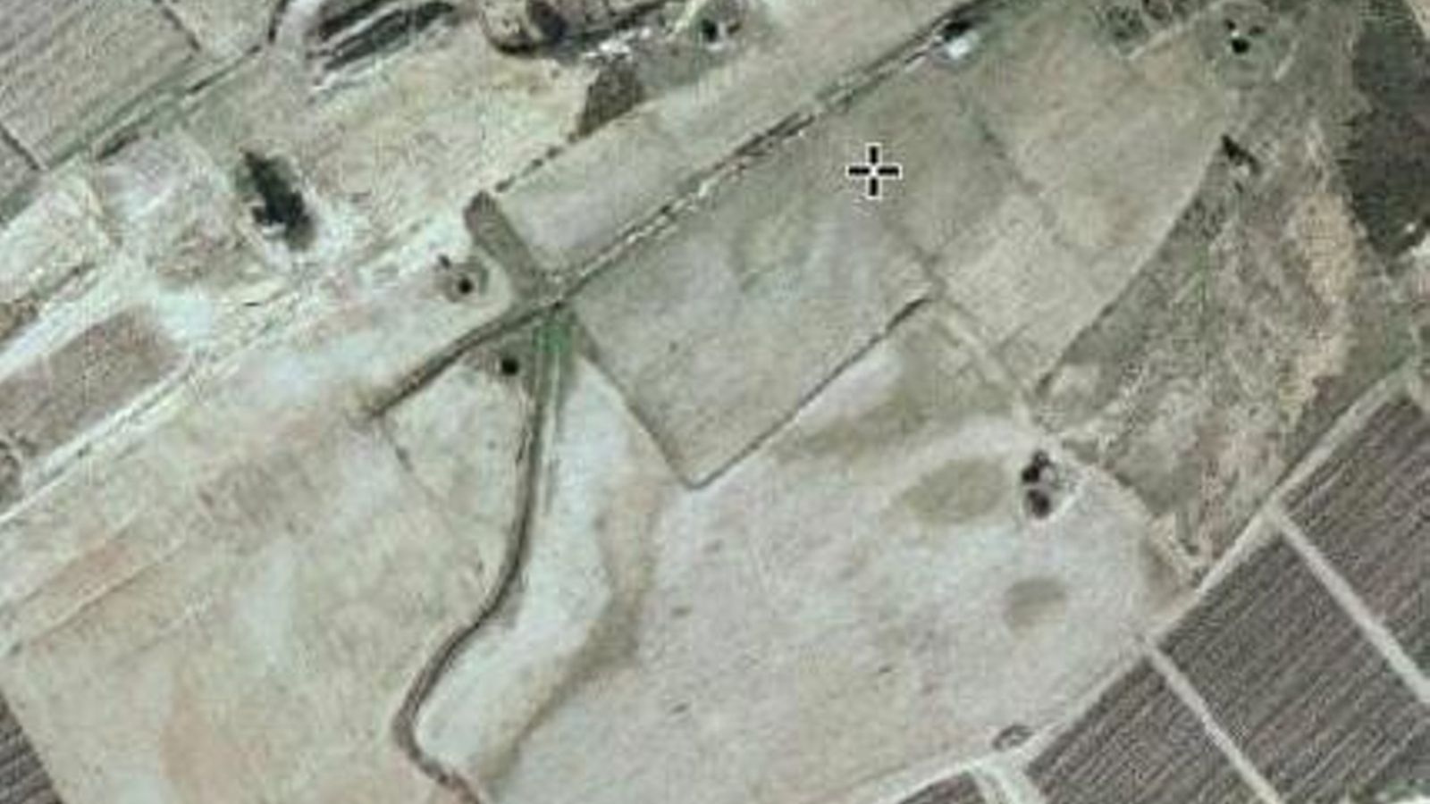 Imagen aérea de una finca afectada por la regulación de regadíos.