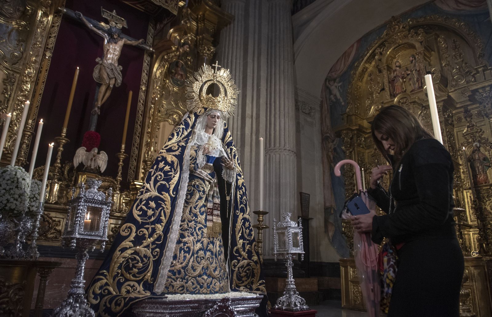 Imágenes del besamanos a Nuestra Señora del Socorro