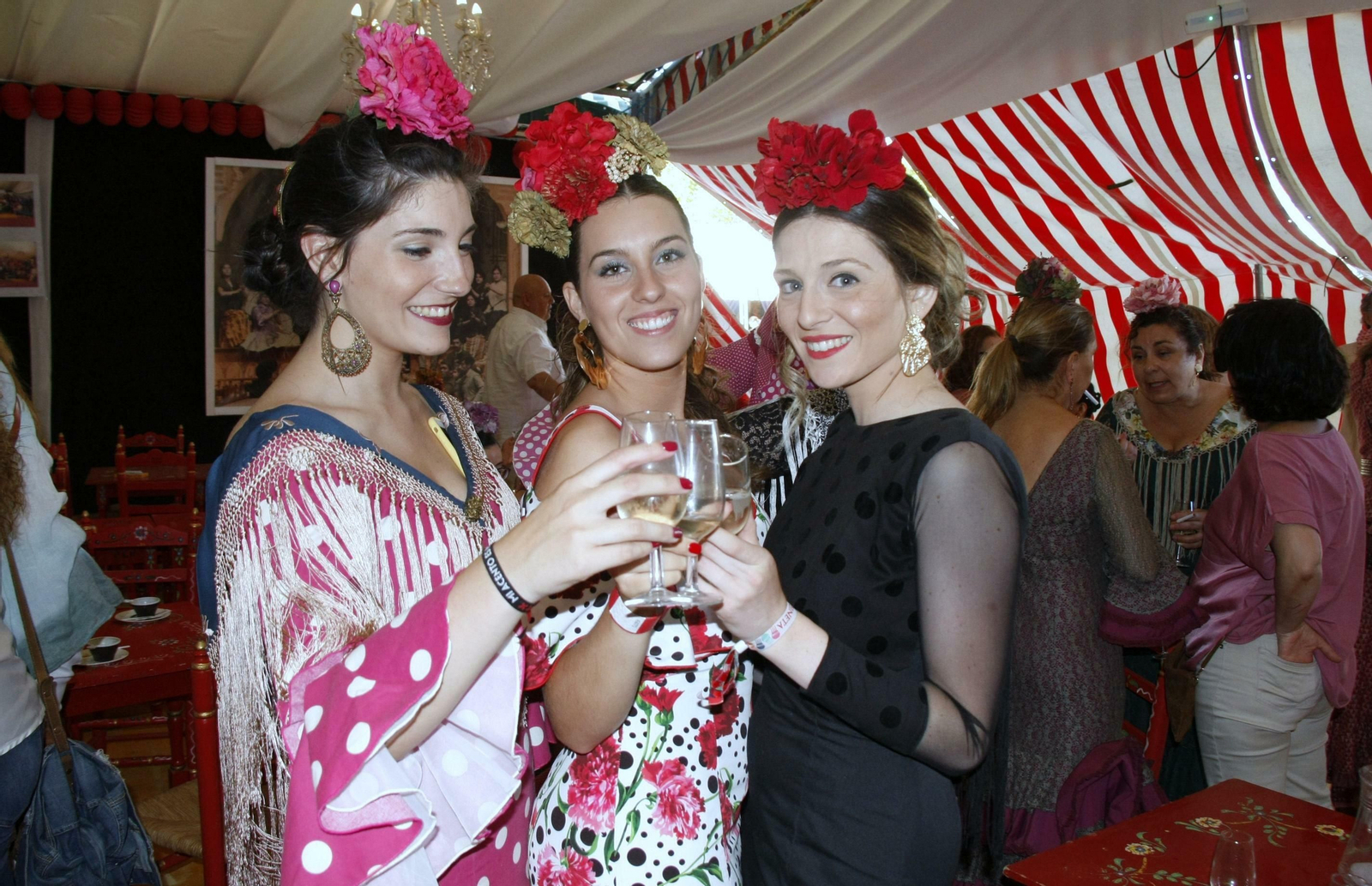 Un brindis por la Feria de El Puerto.
